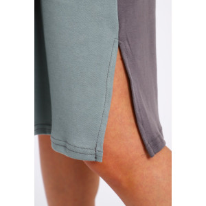 Платье-туника женская №35285 интерлок (р-ры: 48-58) серый Платье-туника женская №35285 интерлок (р-ры: 48-58) серый