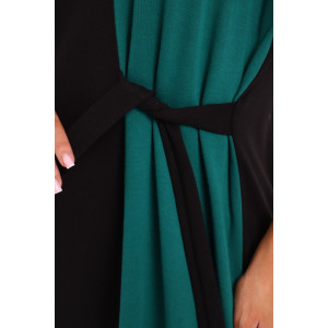 Платье-туника женская №35285 интерлок (р-ры: 48-58) черный Платье-туника женская №35285 интерлок (р-ры: 48-58) черный