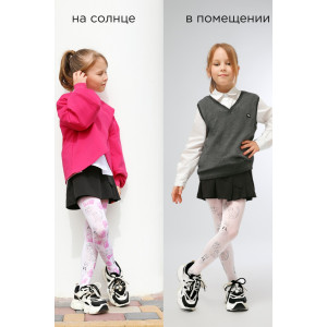 Колготки детские SP1116D микрофибра (р-ры: 98-140) белый