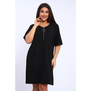 Платье женское №31859 креп (последний размер) черный 50,56