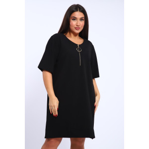 Платье женское №31859 креп (последний размер) черный 50,56