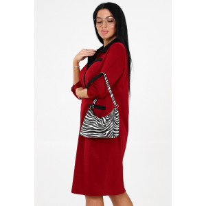 Платье женское №31789 академик (последний размер) бордо 52,58