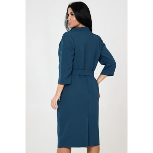 Платье женское №31763 барби (последний размер) синий 50,54,56