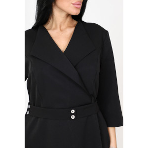 Платье женское №31763 барби (последний размер) черный 50,54,56,58