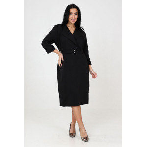 Платье женское №31763 барби (последний размер) черный 50,54,56,58