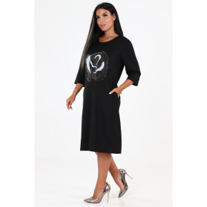 Платье женское №31760 атаман (последний размер) серый 60