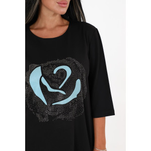 Платье женское №31760 атаман (последний размер) черный 60