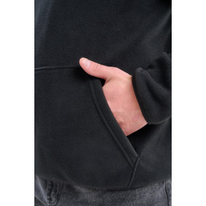 Толстовка мужская №75012 флис (р-ры: 48-66) черный Толстовка мужская №75012 флис (р-ры: 48-66) черный