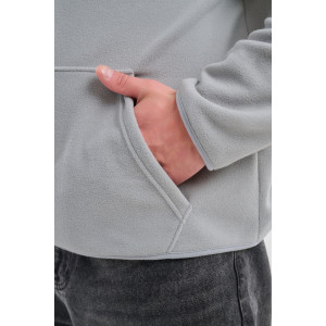 Толстовка мужская №75012 флис (р-ры: 48-66) серый Толстовка мужская №75012 флис (р-ры: 48-66) серый