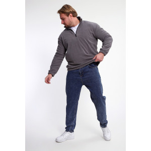 Толстовка мужская №37003 флис (р-ры: 46-52) серый Толстовка мужская №37003 флис (р-ры: 46-52) серый