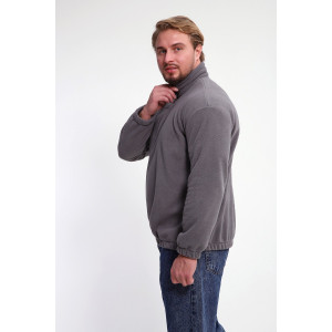 Толстовка мужская №37003 флис (р-ры: 46-52) серый Толстовка мужская №37003 флис (р-ры: 46-52) серый