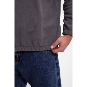 Толстовка мужская №37003 флис (р-ры: 46-52) серый Толстовка мужская №37003 флис (р-ры: 46-52) серый