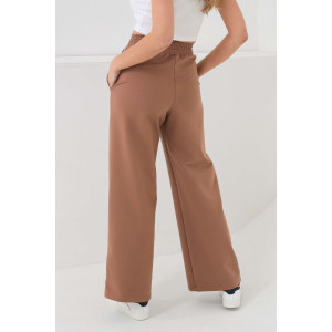 Брюки женские №21578 футер с лайкрой 2-х нитка (р-ры: 42-60) капучино