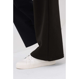 Брюки женские №21578 футер с лайкрой 2-х нитка (р-ры: 42-60) черный