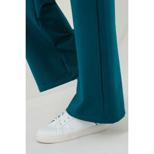 Брюки женские №21578 футер с лайкрой 2-х нитка (р-ры: 42-60) петроль