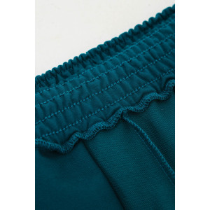 Брюки женские №21578 футер с лайкрой 2-х нитка (р-ры: 42-60) петроль