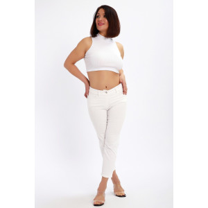 Топ женский №88134 кашкорсе (р-ры: 40-50) белый Топ женский №88134 кашкорсе (р-ры: 40-50) белый