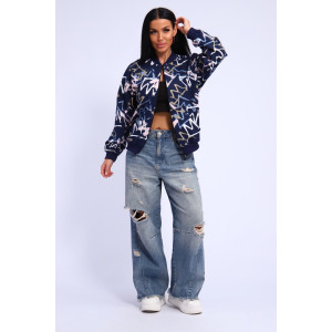 Толстовка женская №310 футер с лайкрой 2-х нитка (р-ры: 46-64) темно-синий Толстовка женская №310 футер с лайкрой 2-х нитка (р-ры: 46-64) темно-синий