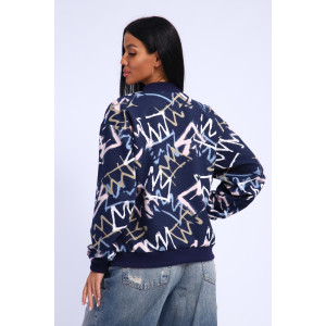 Толстовка женская №310 футер с лайкрой 2-х нитка (р-ры: 46-64) темно-синий Толстовка женская №310 футер с лайкрой 2-х нитка (р-ры: 46-64) темно-синий