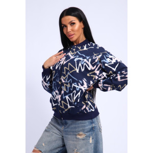 Толстовка женская №310 футер с лайкрой 2-х нитка (р-ры: 46-64) темно-синий Толстовка женская №310 футер с лайкрой 2-х нитка (р-ры: 46-64) темно-синий