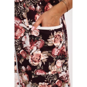 Халат женский №273 кулирка (р-ры: 48-62) коричневый