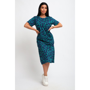 Туника женская №261 кулирка (р-ры: 44-58) темно-зеленый Туника женская №261 кулирка (р-ры: 44-58) темно-зеленый