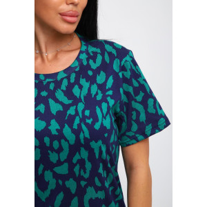 Туника женская №261 кулирка (р-ры: 44-58) темно-зеленый Туника женская №261 кулирка (р-ры: 44-58) темно-зеленый