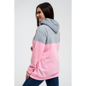 Толстовка женская №52277 футер 2-х нитка (р-ры: 44-58) светло-розовый Толстовка женская №52277 футер 2-х нитка (р-ры: 44-58) светло-розовый