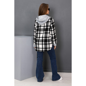 Толстовка женская №52274 кашемир (р-ры: 44-58) клетка