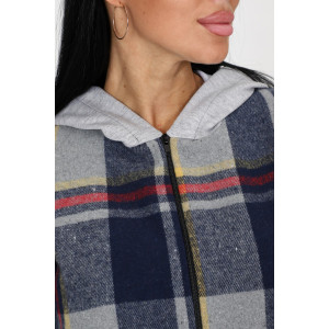 Толстовка женская №52274 кашемир (р-ры: 44-58) синий