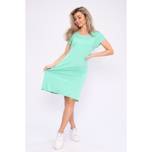 Платье женское №20667 вискоза (р-ры: 46-56) зеленый Платье женское №20667 вискоза (р-ры: 46-56) зеленый