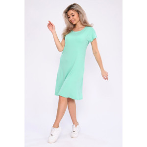 Платье женское №20667 вискоза (р-ры: 46-56) зеленый Платье женское №20667 вискоза (р-ры: 46-56) зеленый