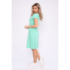 Платье женское №20667 вискоза (р-ры: 46-56) зеленый Платье женское №20667 вискоза (р-ры: 46-56) зеленый