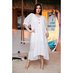 Платье женское №9183 шитье (последний размер) белый 58 Платье женское №9183 шитье (последний размер) белый 58