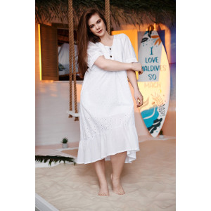 Платье женское №9183 шитье (последний размер) белый 58 Платье женское №9183 шитье (последний размер) белый 58