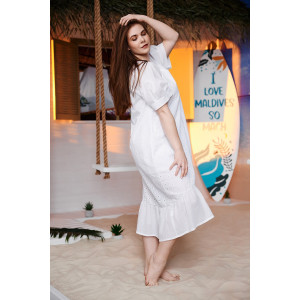 Платье женское №9183 шитье (последний размер) белый 58 Платье женское №9183 шитье (последний размер) белый 58