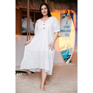 Платье женское №9183 шитье (последний размер) белый 58 Платье женское №9183 шитье (последний размер) белый 58