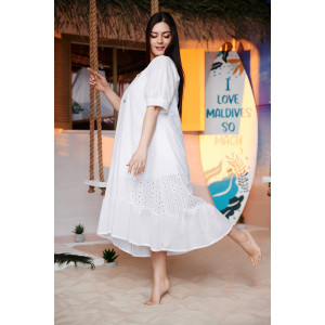 Платье женское №9183 шитье (последний размер) белый 58 Платье женское №9183 шитье (последний размер) белый 58