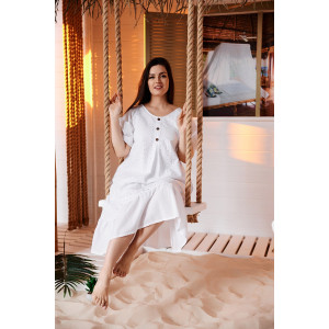 Платье женское №9183 шитье (последний размер) белый 58 Платье женское №9183 шитье (последний размер) белый 58