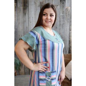 Платье женское №9105 кулирка (последний размер) олива 56 Платье женское №9105 кулирка (последний размер) олива 56