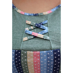 Платье женское №9105 кулирка (последний размер) олива 56 Платье женское №9105 кулирка (последний размер) олива 56