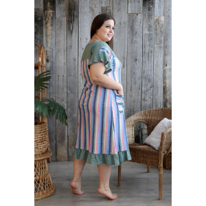 Платье женское №9105 кулирка (последний размер) олива 56 Платье женское №9105 кулирка (последний размер) олива 56