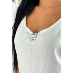 Платье женское №9064 вискоза пенье (последний размер) белый 48 Платье женское №9064 вискоза пенье (последний размер) белый 48