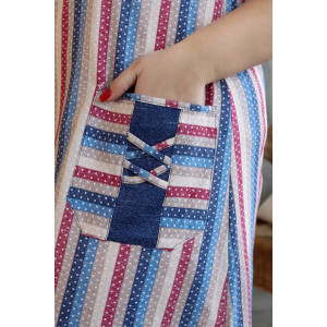 Платье женское №9105 кулирка (последний размер) джинс 58 Платье женское №9105 кулирка (последний размер) джинс 58