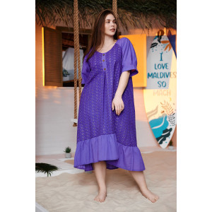 Платье женское №9183 шитье (последний размер) фиолетовый 52,54,58 Платье женское №9183 шитье (последний размер) фиолетовый 52,54,58