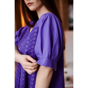 Платье женское №9183 шитье (последний размер) фиолетовый 52,54,58 Платье женское №9183 шитье (последний размер) фиолетовый 52,54,58