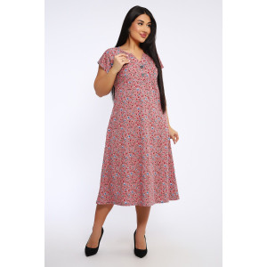 Платье женское №83509 кулирка (последний размер) пудра 56 Платье женское №83509 кулирка (последний размер) пудра 56