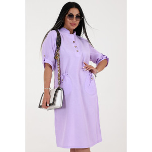 Платье женское №31740 пике (последний размер) сирень 50,52,56 Платье женское №31740 пике (последний размер) сирень 50,52,56