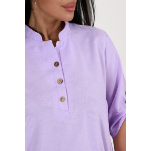 Платье женское №31740 пике (последний размер) сирень 50,52,56 Платье женское №31740 пике (последний размер) сирень 50,52,56