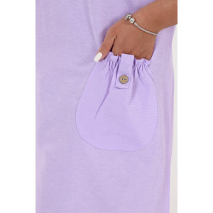 Платье женское №31740 пике (последний размер) сирень 50,52,56 Платье женское №31740 пике (последний размер) сирень 50,52,56